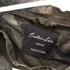 Camo bomber jacket